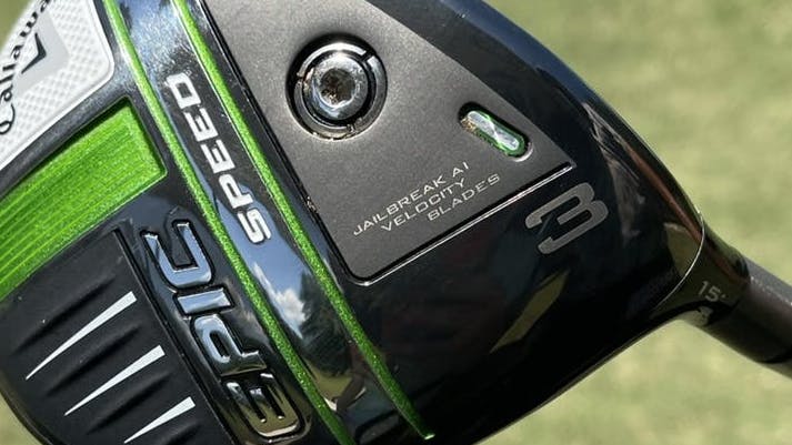 Close up of the Callaway Epic Speed Fairway Wood.