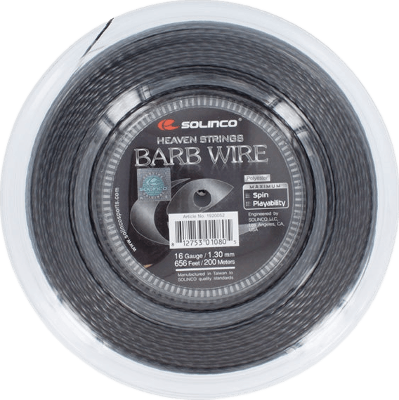 Solinco Barb Wire String Reel · 16g · Black