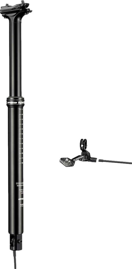 FSA Flowtron Dropper Seatpost · Black · 125mm, 30.9x421mm
