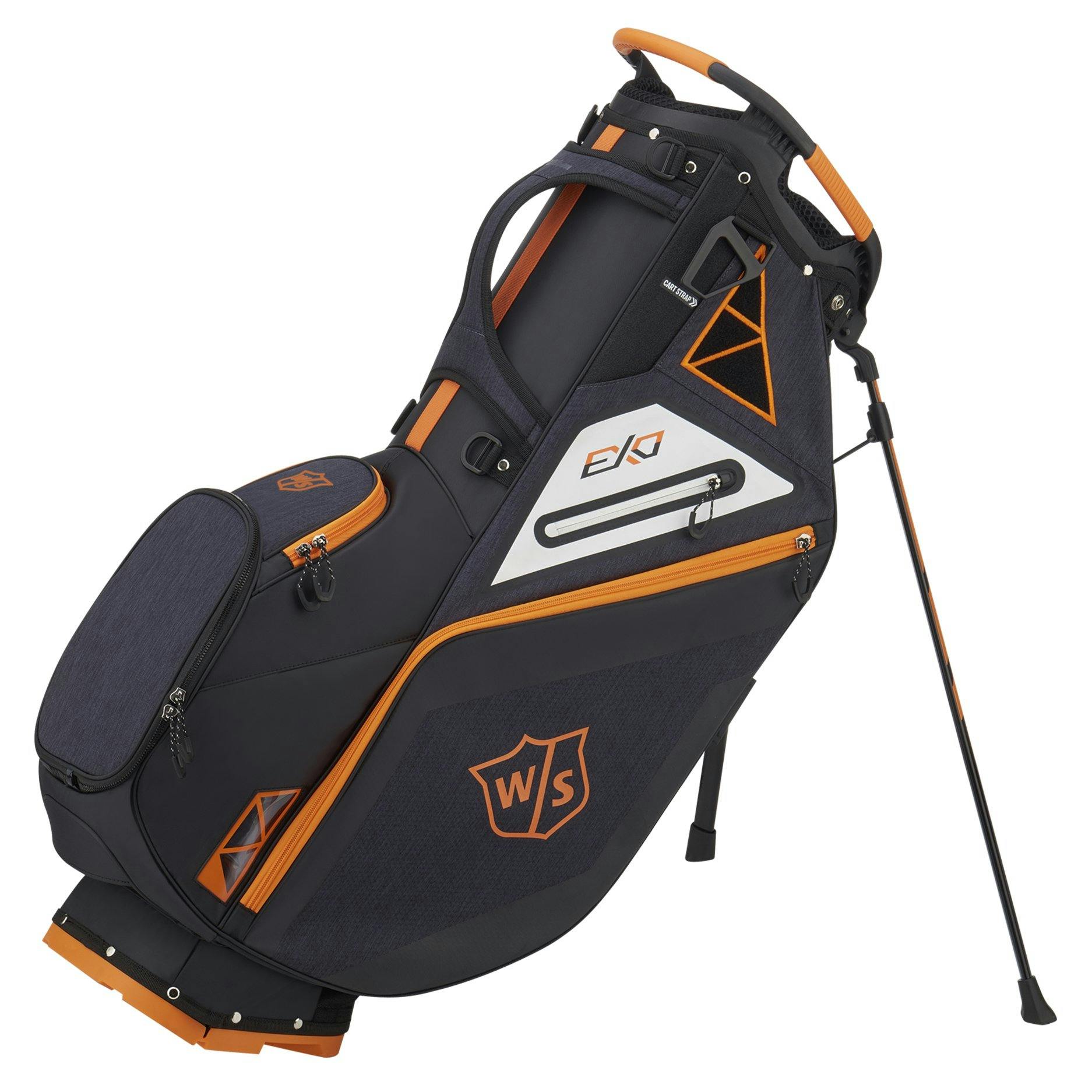 Wilson Exo Golf Carry Bag · Black/Orange