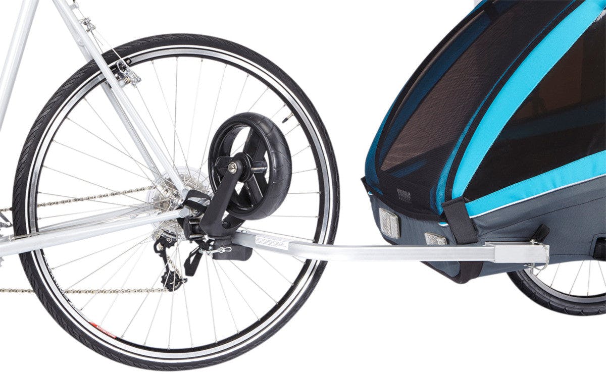 Thule Coaster XT Double Bicycle Trailer and Stroller · Blue