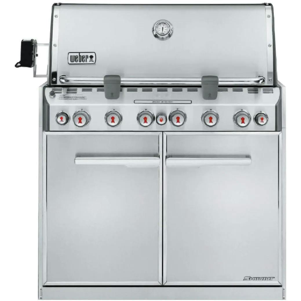 Weber Summit S-660 Built-In Gas Grill with Rotisserie and Sear Burner · Propane