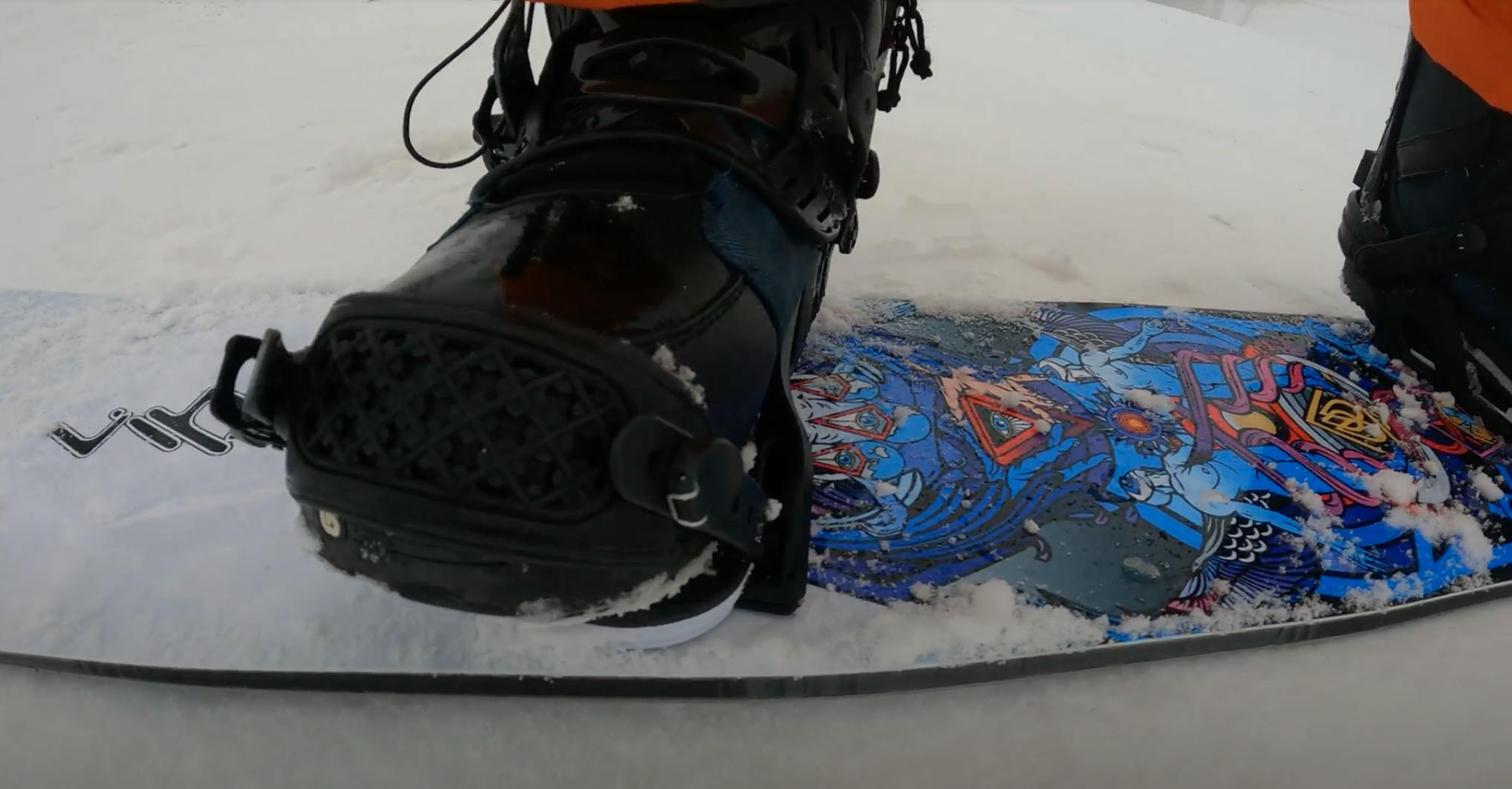 Closeup on the 2023 Lib Tech T.Rice Pro snowboard