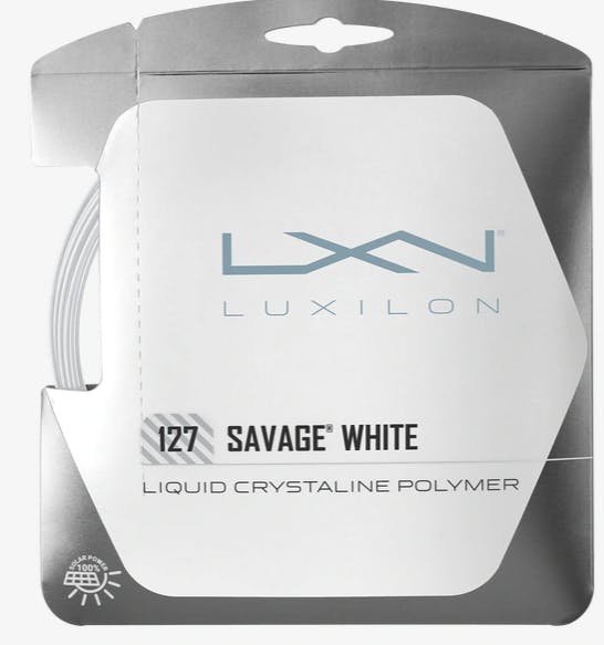 Luxilon Savage String · 16g · White