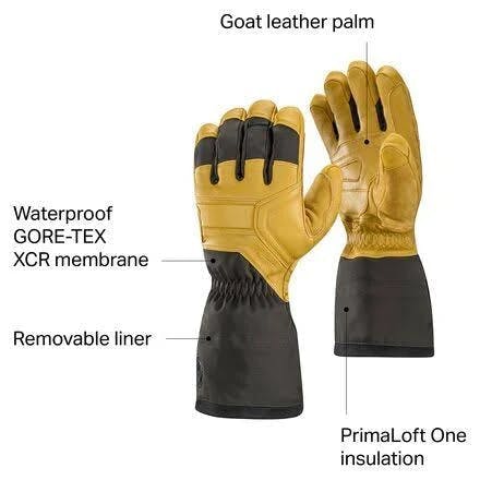 Black Diamond Men's Guide Gloves Natural