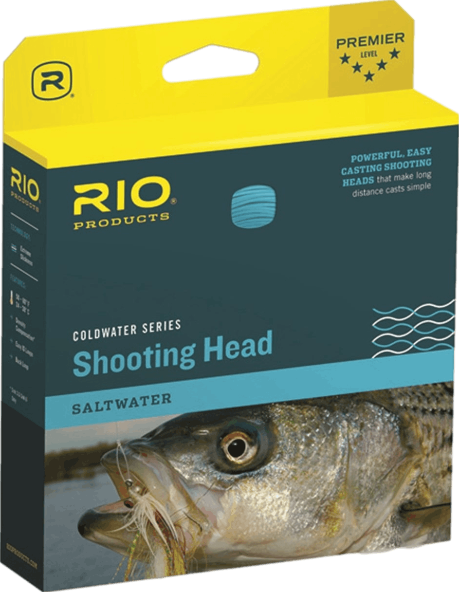 Rio Saltwater Coldwater Series Outbound Short Shooting Head Fly Line · Shooting · 7wt · Intermediate · Gray