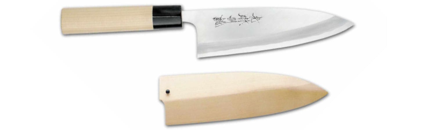 The Korin White #2 Hongasumi Deba 7” knife. 