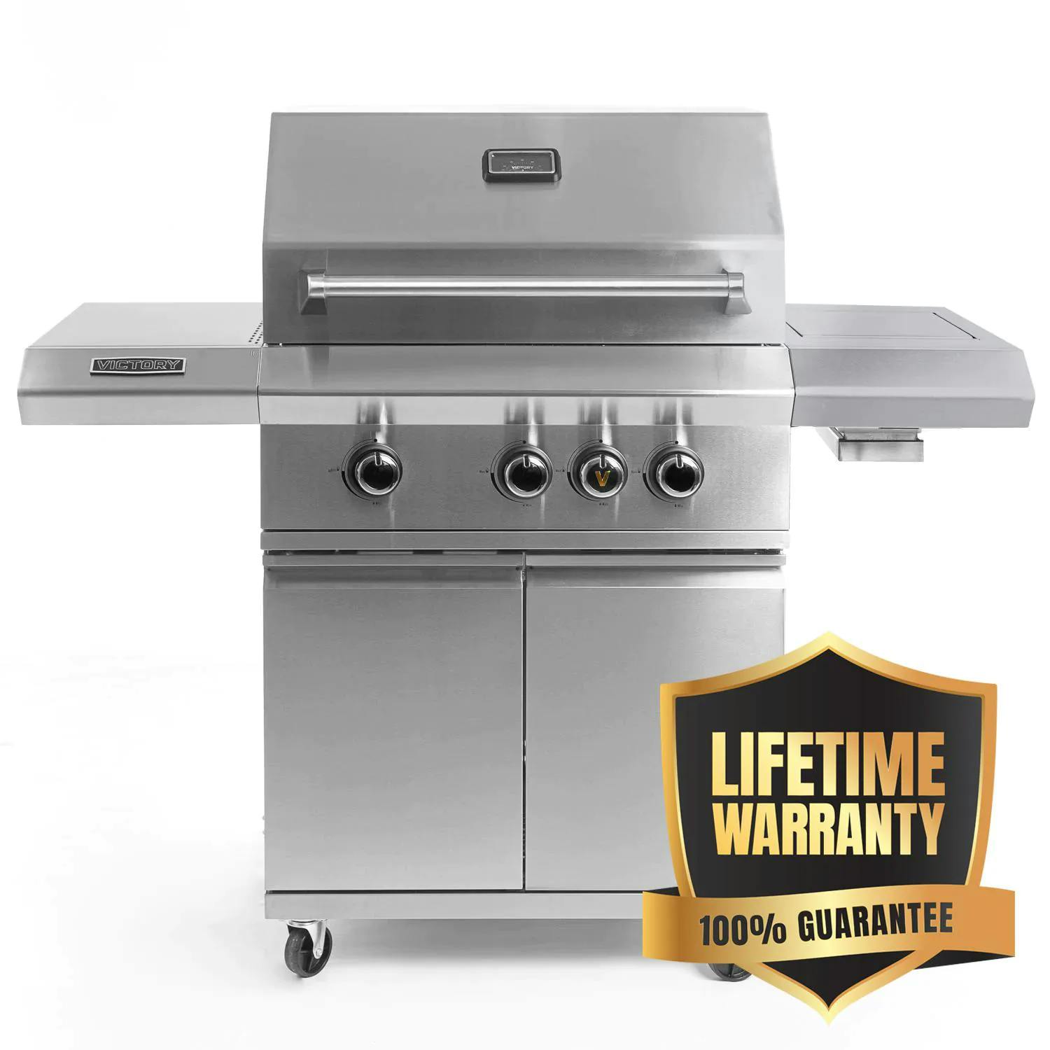 Victory 3-Burner Gas Grill with Infrared Side Burner · Propane
