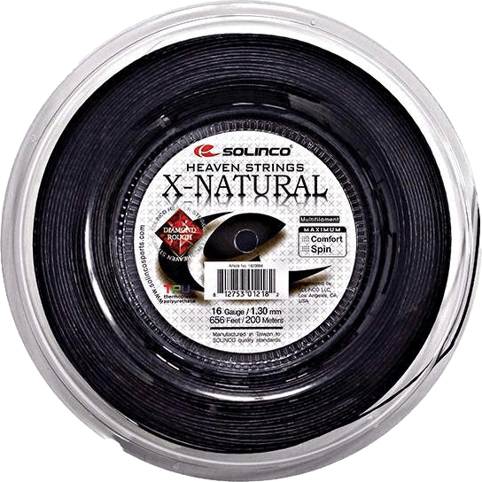 Solinco X-Natural String Reel · 16g · Black