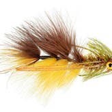 Montana Fly Company Galloups Bighole Bug Fly · 4 · Brown / Yellow