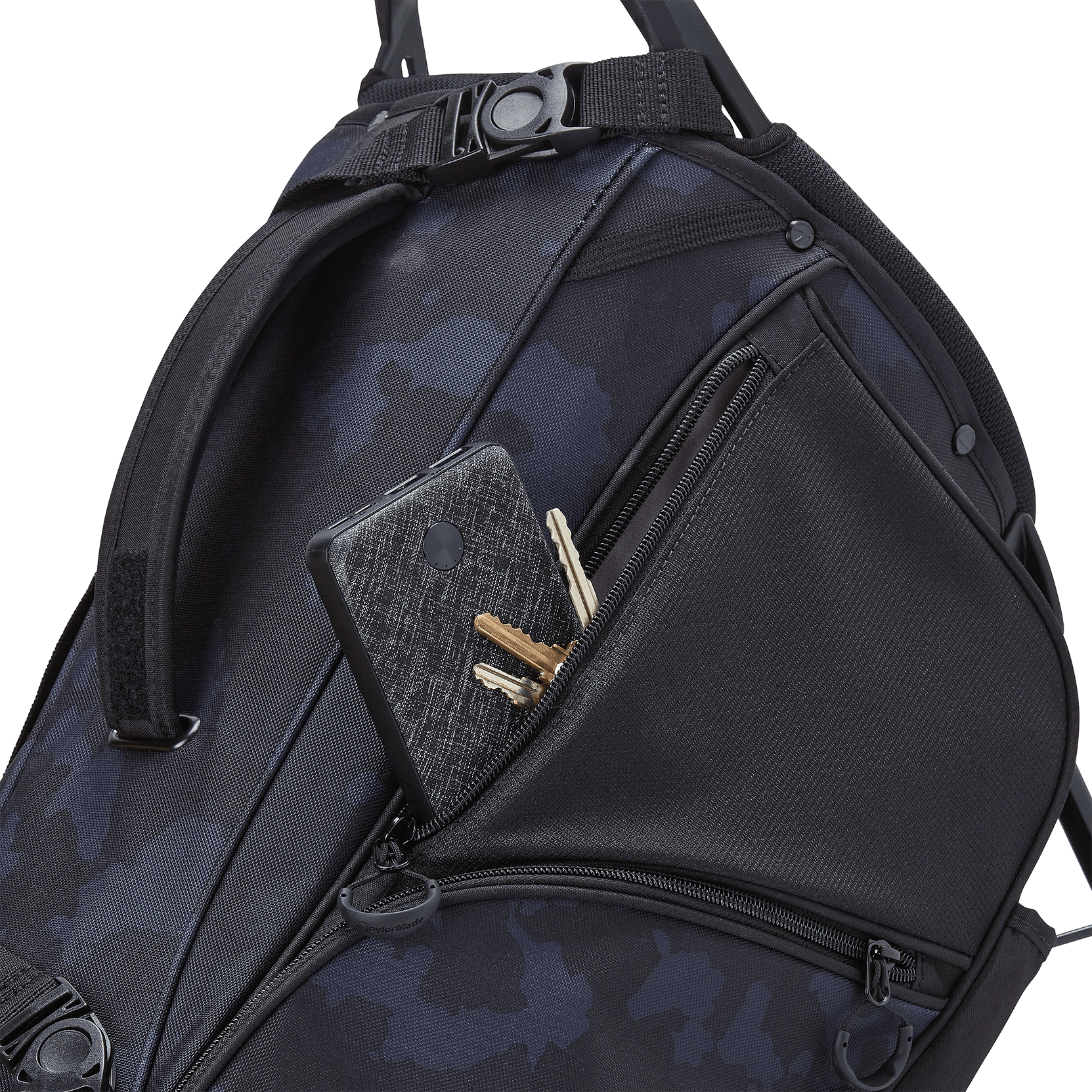 TaylorMade 2022 FlexTech Lite Stand Bag · Black Camo