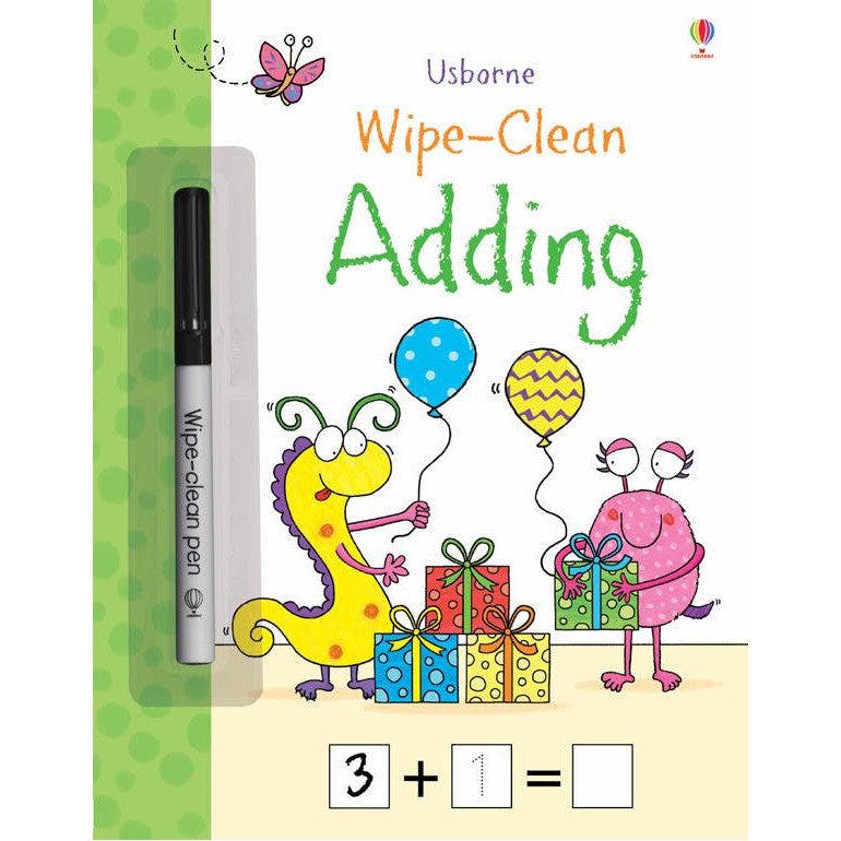 Usborne Wipe-Clean Adding Activity Book
