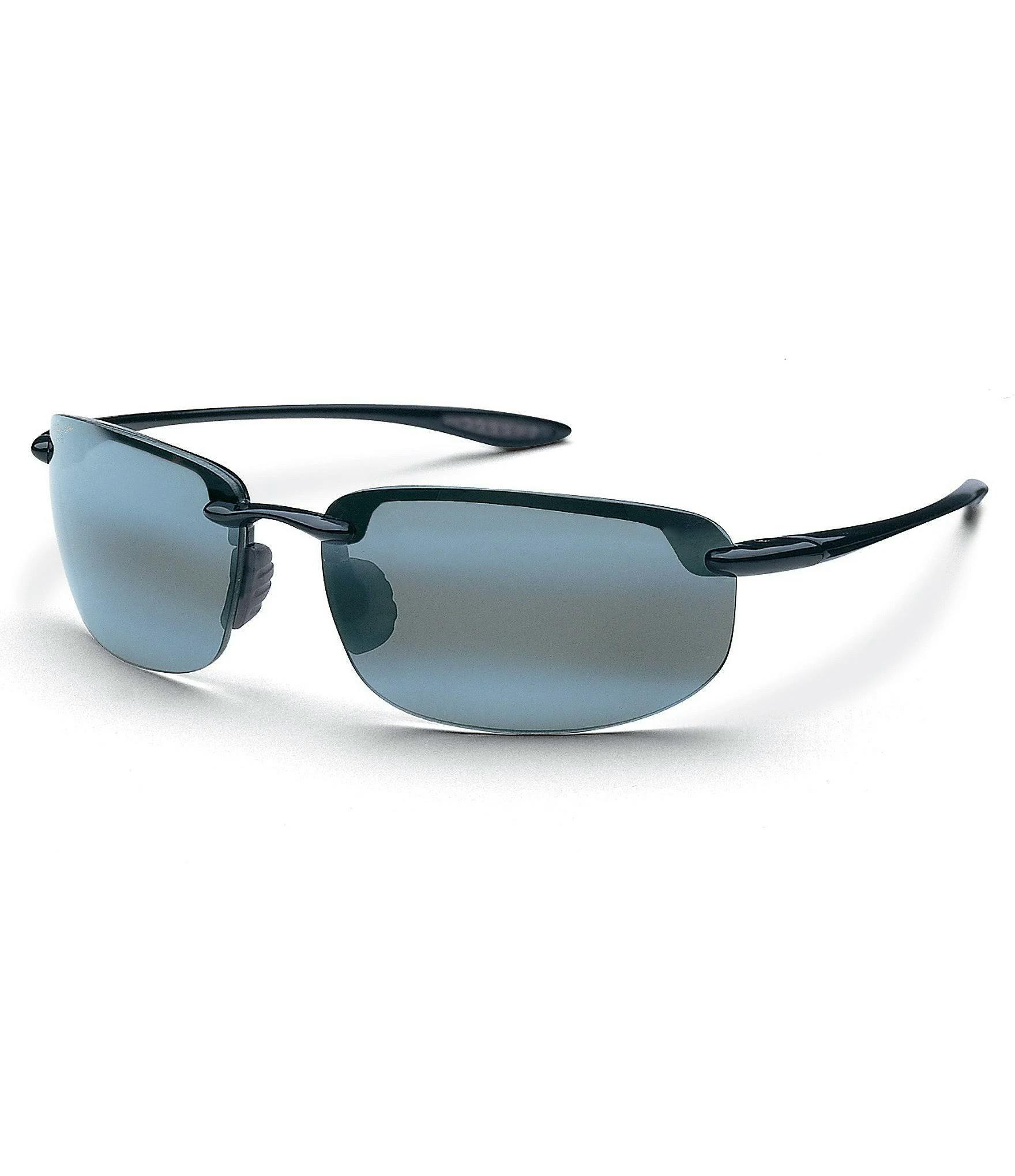Maui Jim Ho'okipa Square Sunglasses, Black/Grey