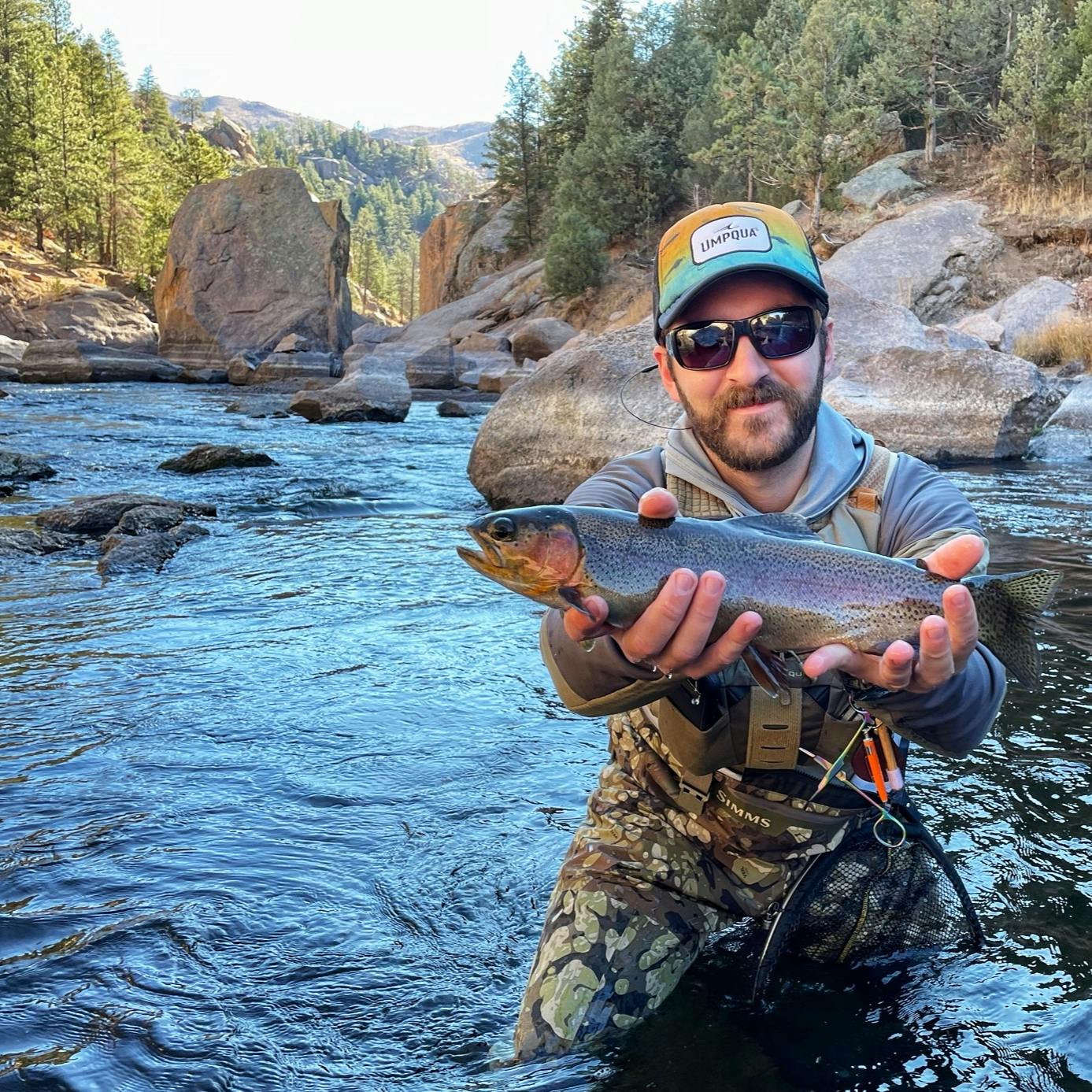 Talking River Camo with SIMMS