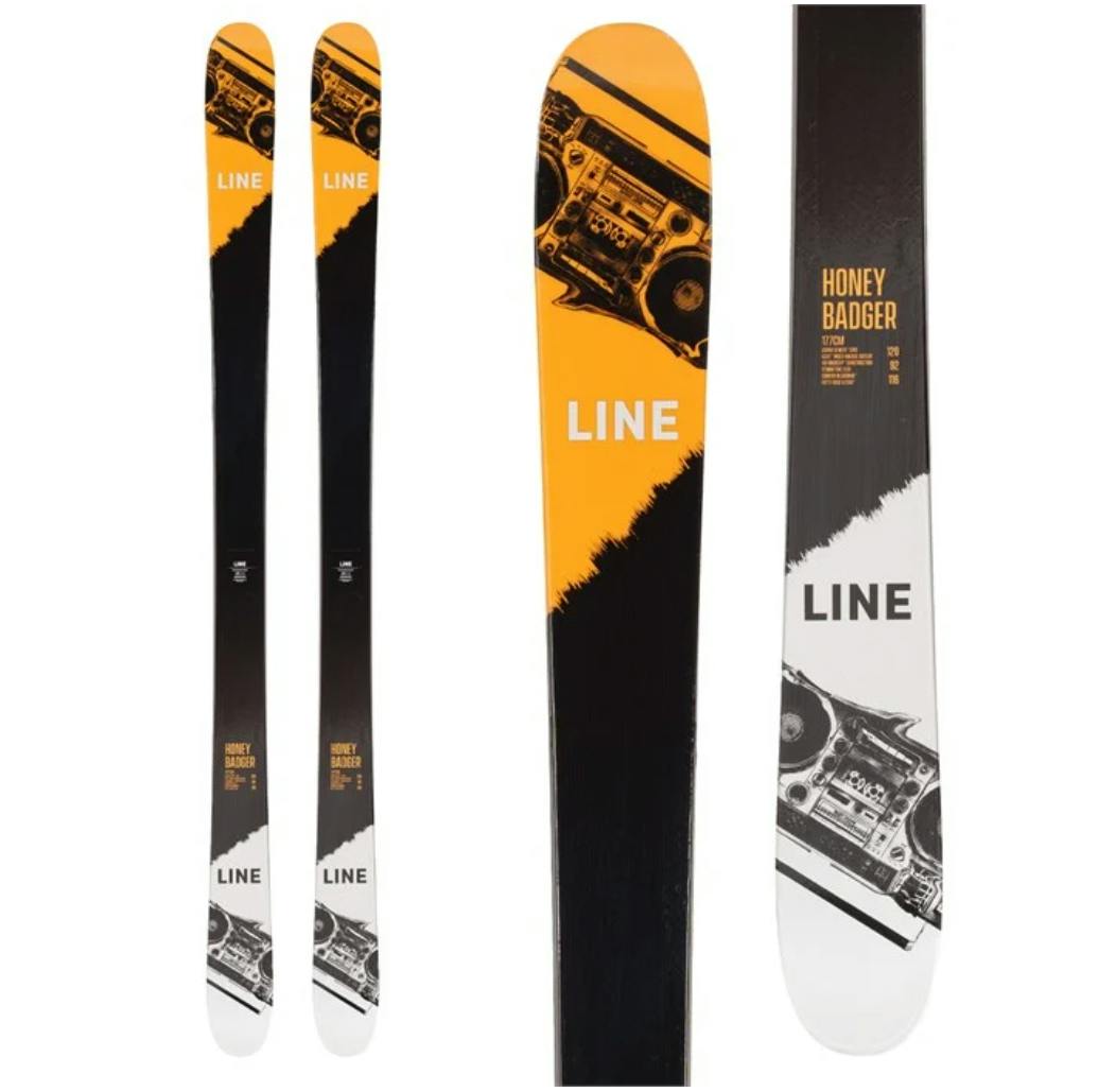 Product image of the 2023 Line Honey Badger Skis.