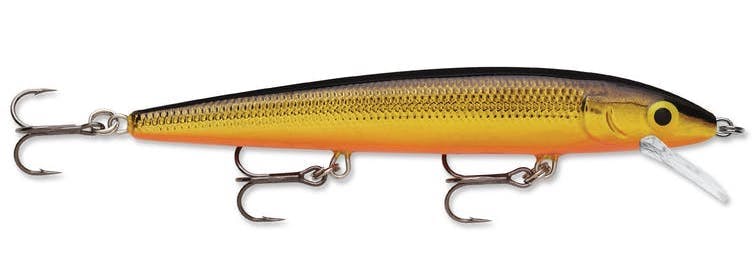 Product image of the Rapala Husky Jerk in Gold.