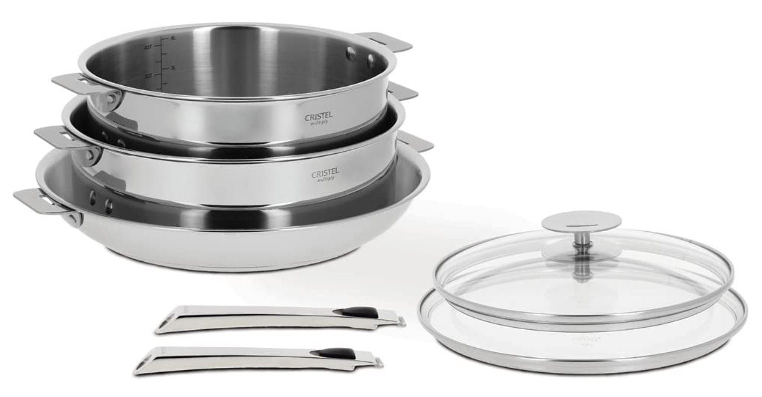 AFFINITY 5-ply Stainless Steel Signature Cookware Set 7 Pieces
