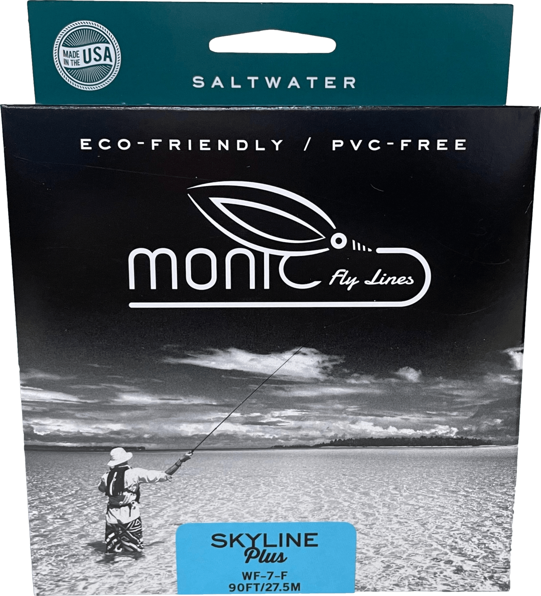 Monic Skyline PLUS Fly Line · WF · 8 wt · Floating · Sky Blue