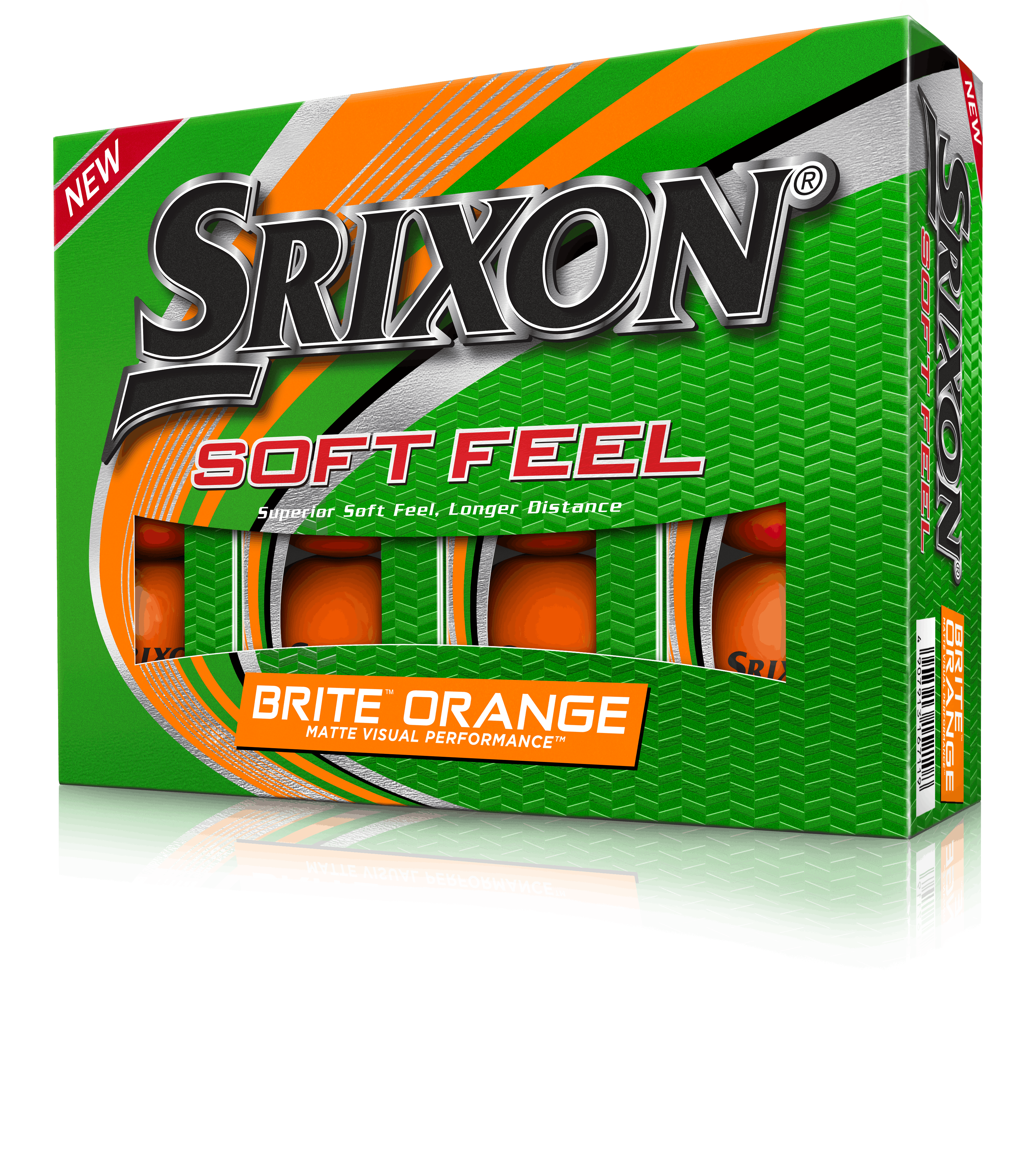 Srixon 2023 Soft Feel Brite Golf Balls · Brite-Orange