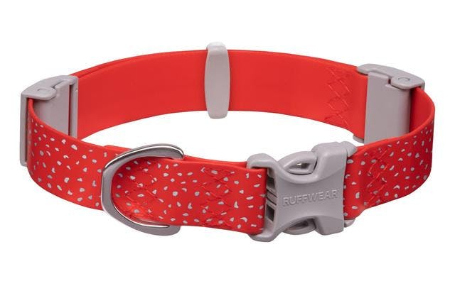 Ruffwear Confluence Waterproof Dog Collar · Red Sumac