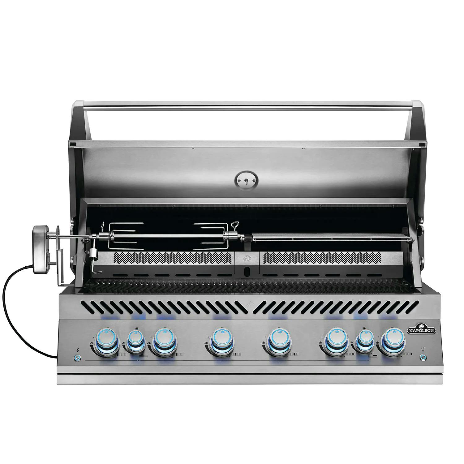 Napoleon 700 Series Built-in Gas Grill with Infrared Rear Burner & Rotisserie Kit