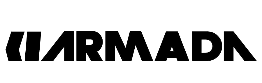 The Armada logo reads "Armada" in black, stylized font.