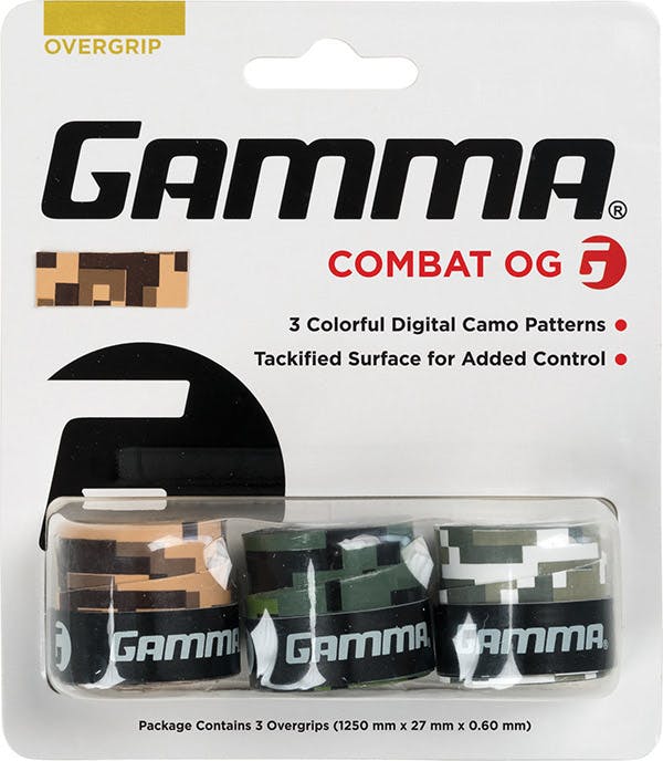Gamma Combat Overgrip (3x) (Tan/Army Green/White)