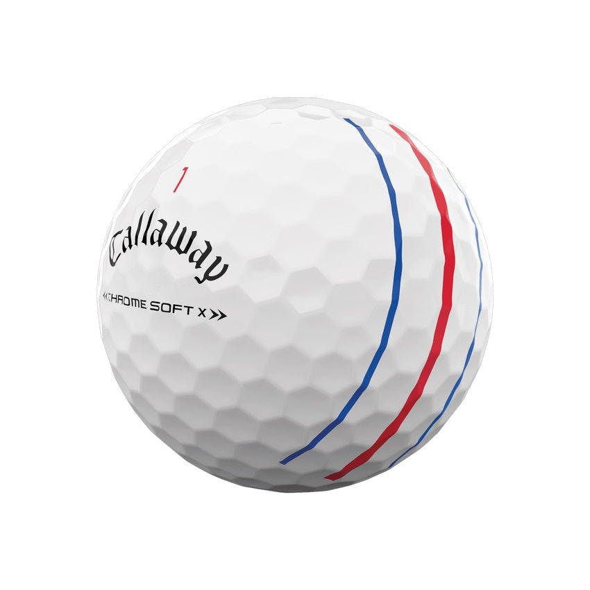 Callaway 2022 Chrome Soft X Triple Track Golf Balls · White