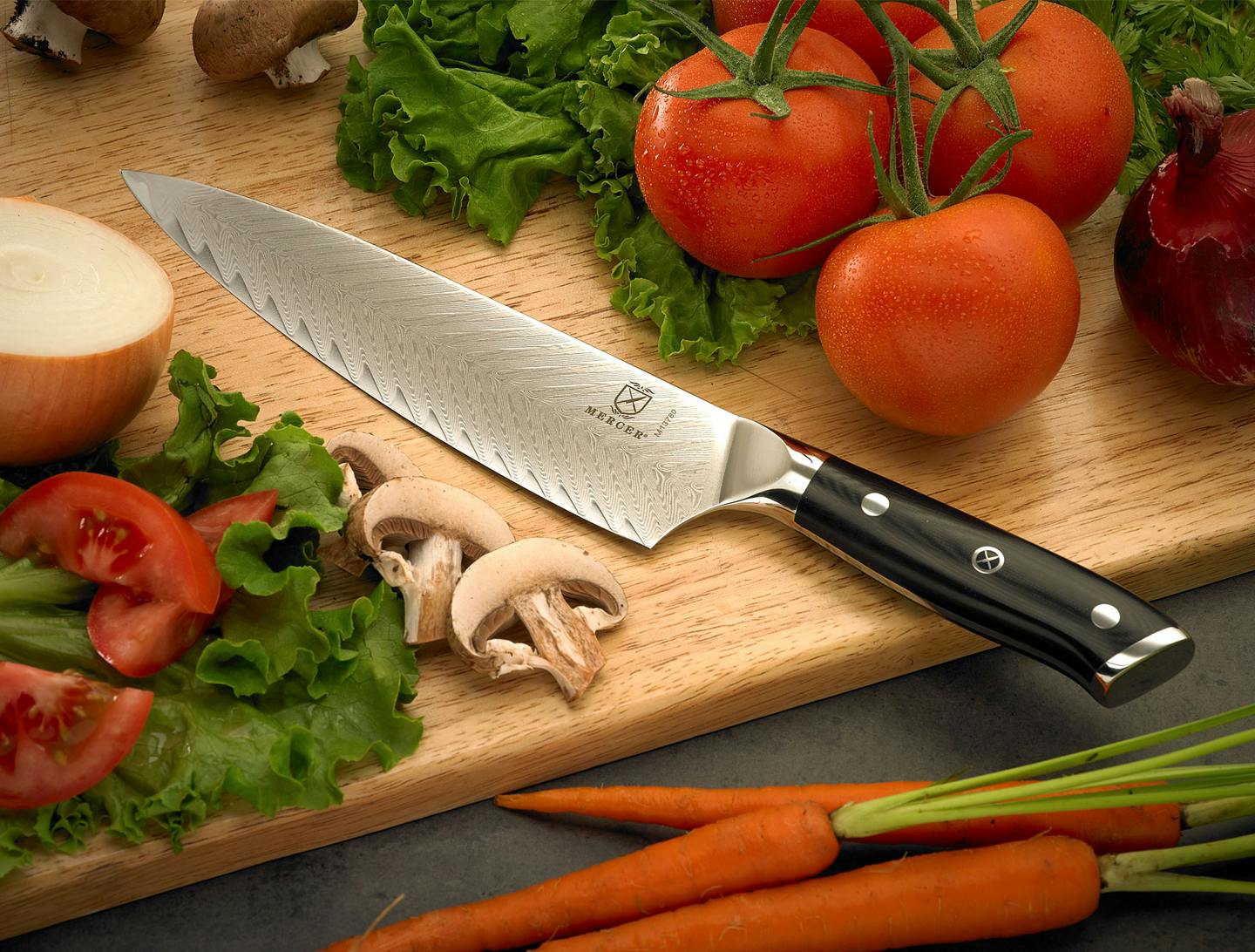 Mercer Culinary M13795 Premium Grade Super Steel, 8-Inch The Hunter Chef's  Knife, G10 Handle