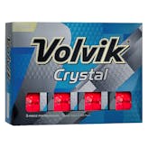 Volvik Crystal Golf Balls · Ruby Red · One Dozen