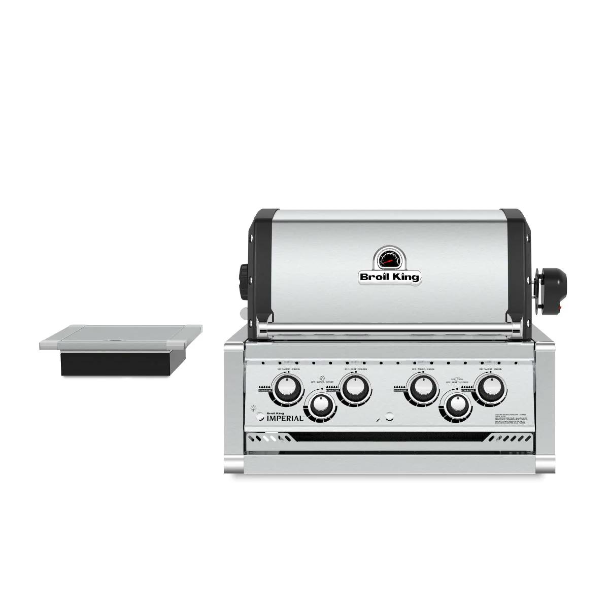 Broil King Imperial 490 Built-in Gas Grill with Rotisserie & Side Burner · Propane