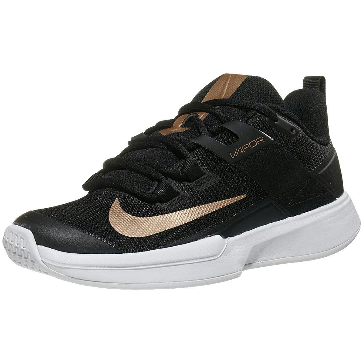 NikeCourt Vapor Lite HC Womens Tennis Shoes - BLACK 033 / B Medium / 10.0