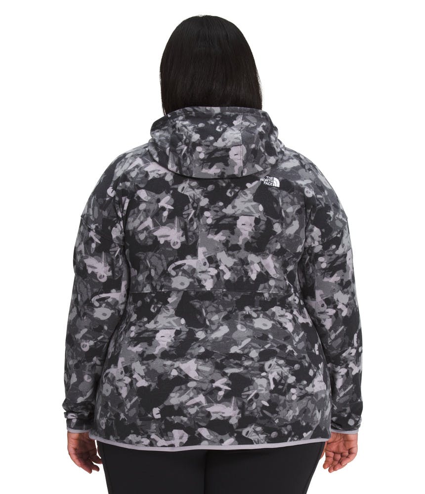 The North Face Women's Plus Printed TKA Glacier Pullover Hoodie