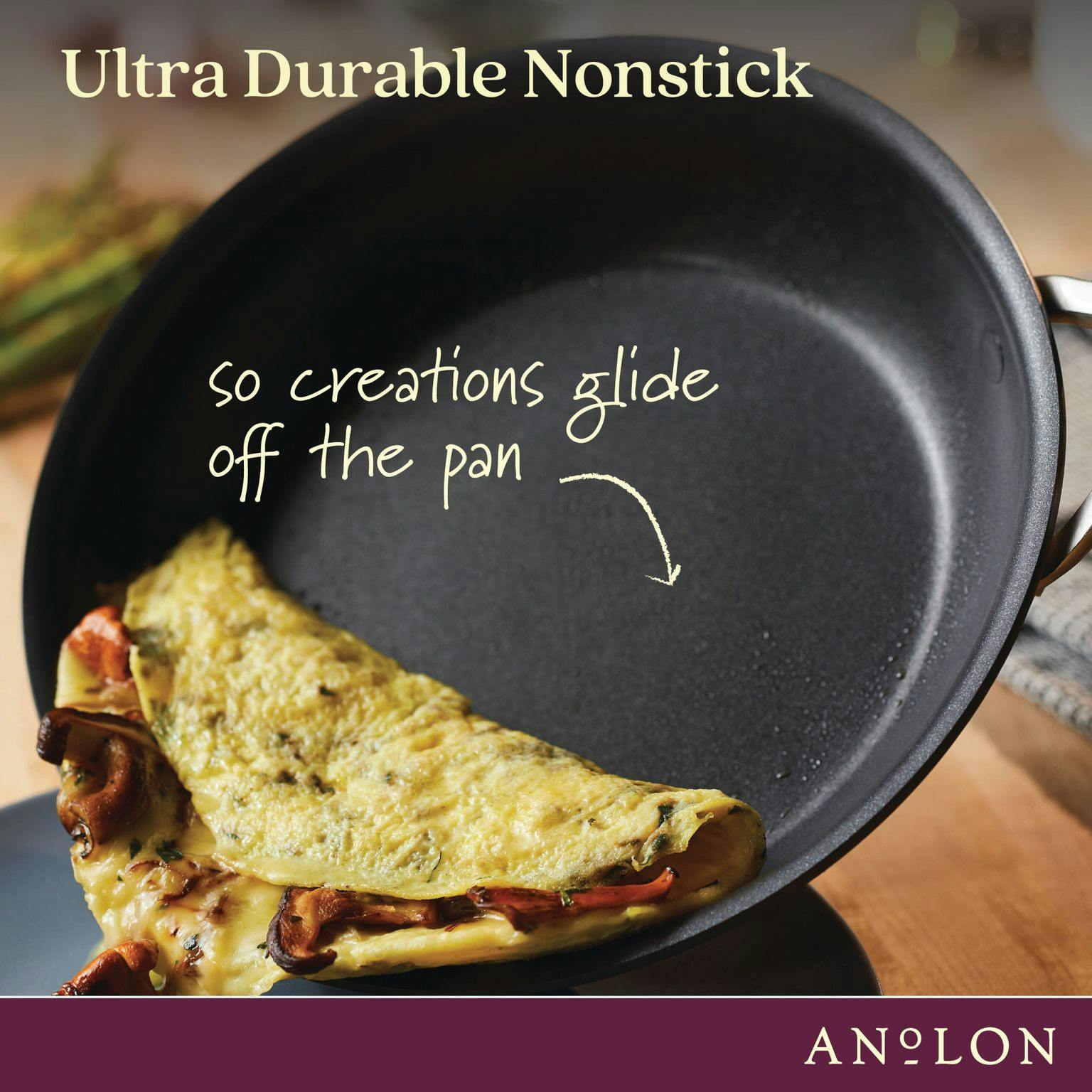 Anolon Advanced Hard-Anodized Nonstick Cookware Set, 11-Piece, Gray 