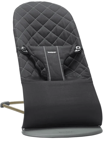 BabyBjörn Bouncer Bliss in Classic Quilt Cotton · Black