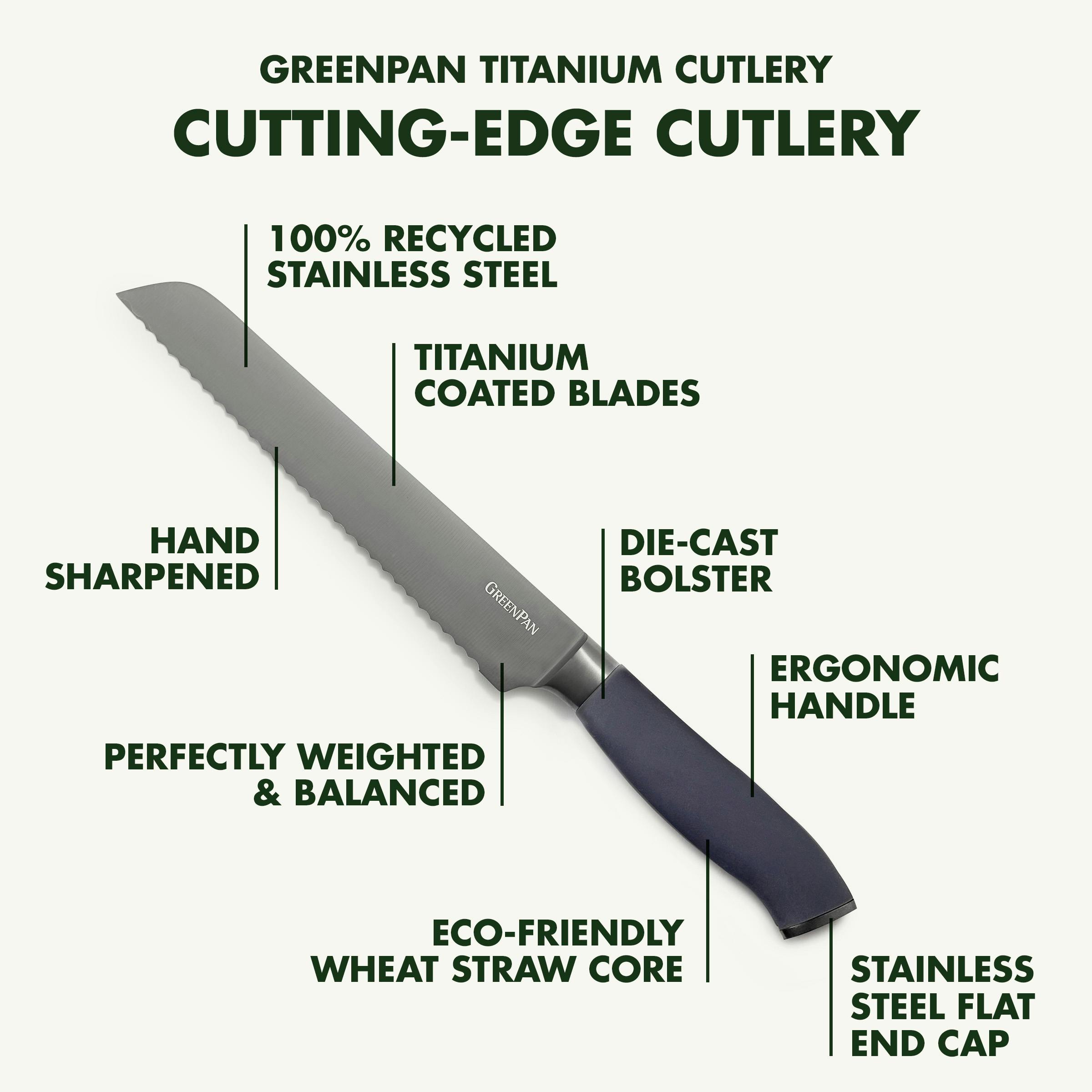 GreenPan Cutlery 8 inch Bread Knife 