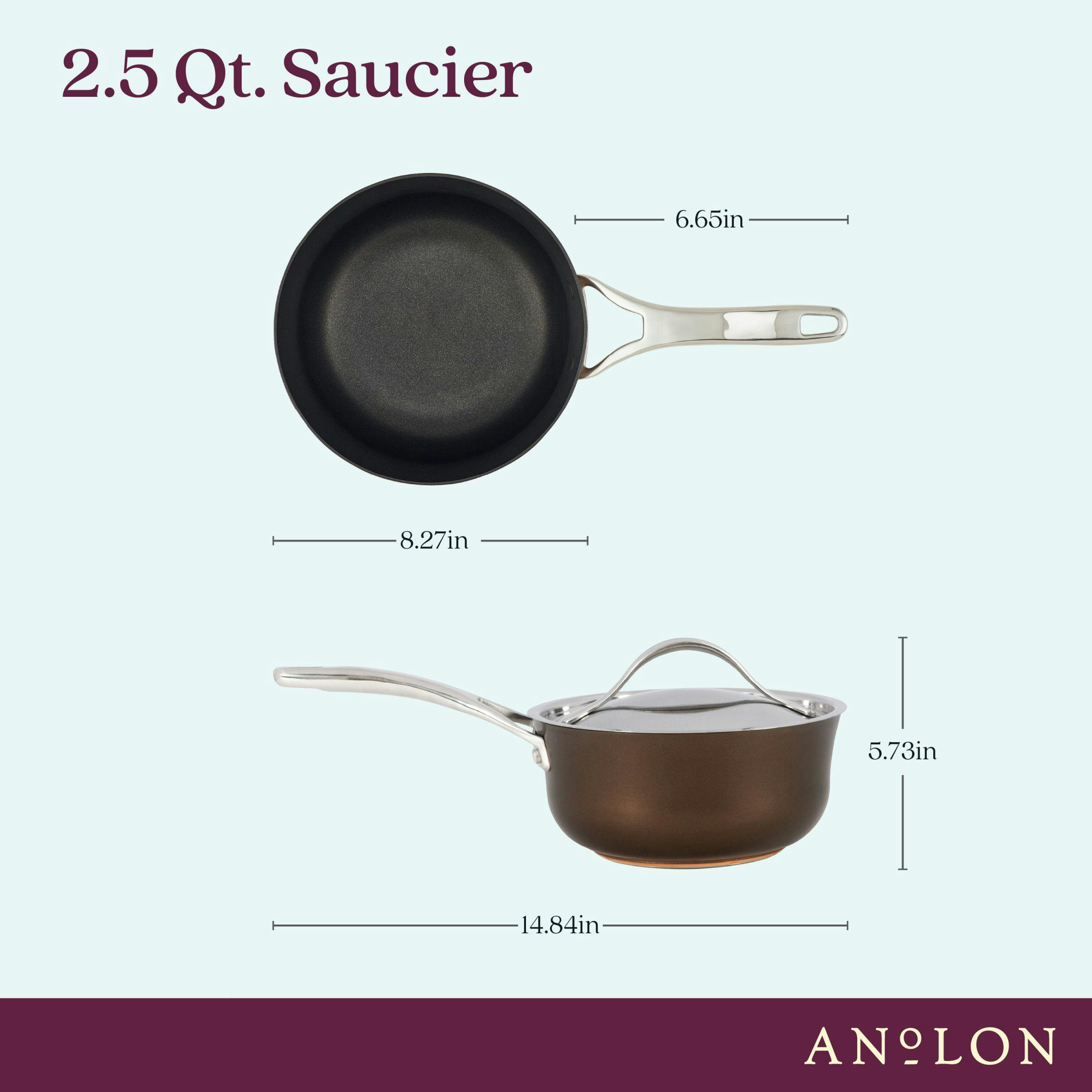 2.5 Quart Covered Saucier