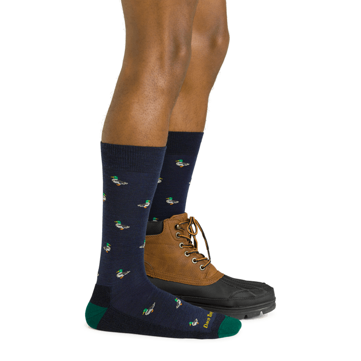 Darn Tough Men's Duck Duck Moose Crew Lightweight Lifestyle Socks