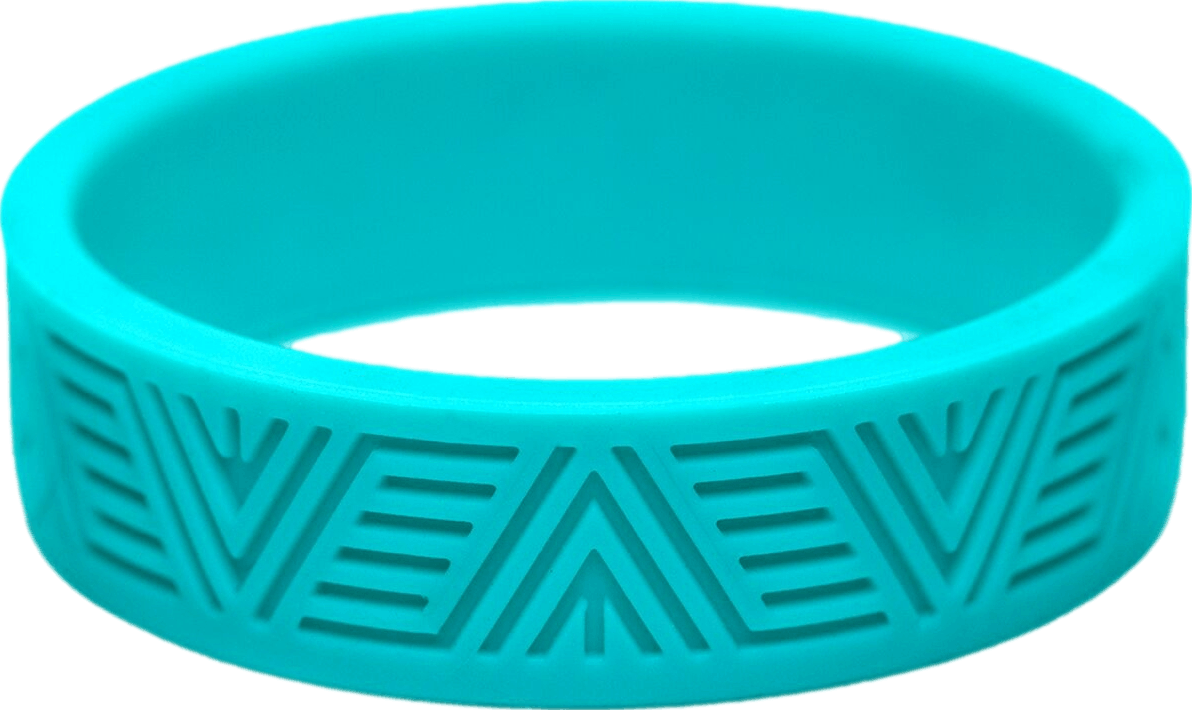 PNW Components Loam Dropper Silicone Band · Teal · 30.9-31.6mm