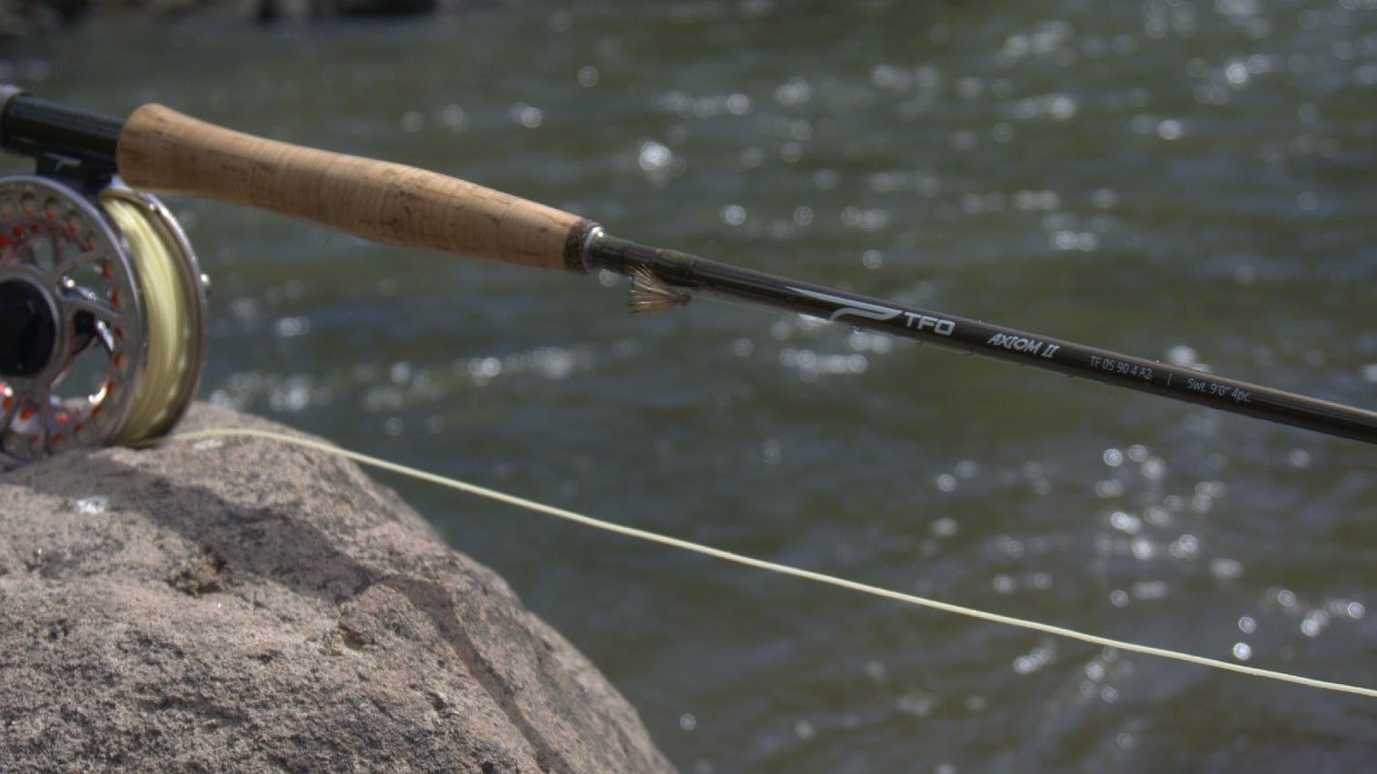 The Temple Fork Outfitters Axiom 2 Fly Rod.