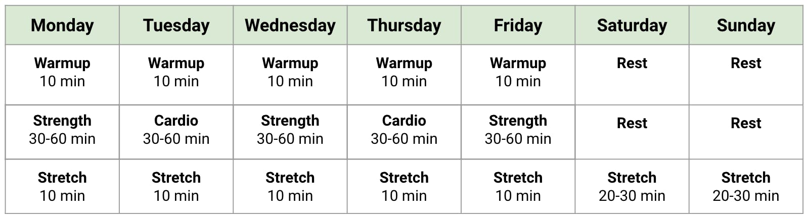 8 Week Training Plan for Hiking