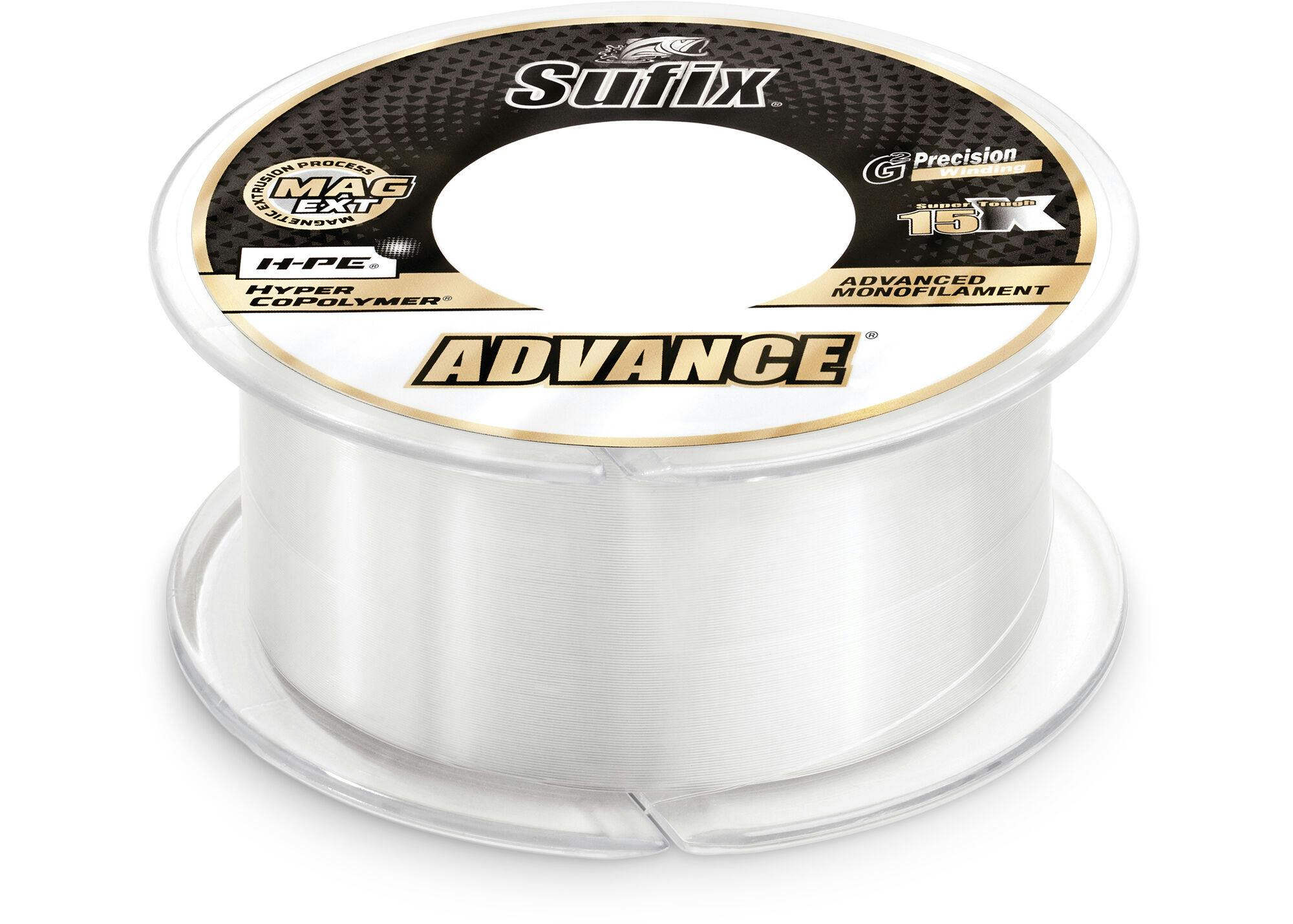 Sufix Advance™ Monofilament The Mono That Thinks It's A Braid · Clear · 1200 Yd. · 17lbs