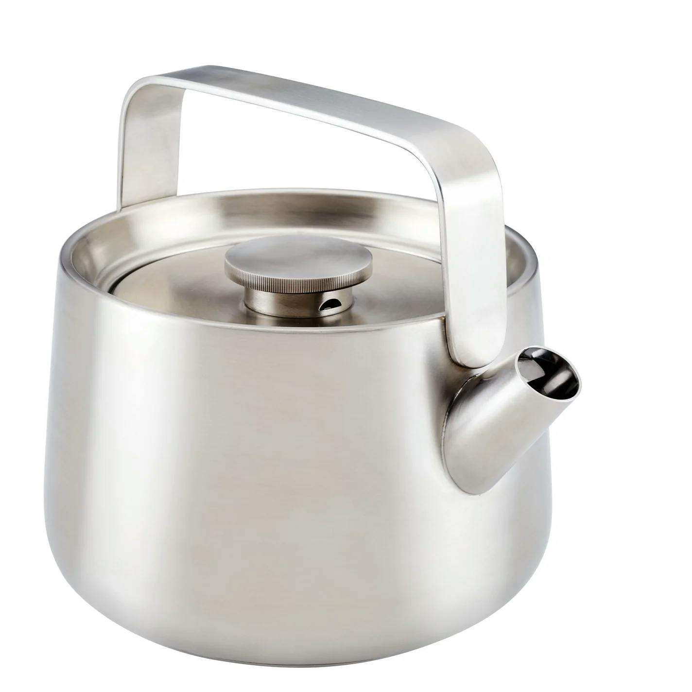 KitchenAid Stainless Steel Whistling Induction Teakettle, 1.9-Quart,  Brushed Stainless Steel