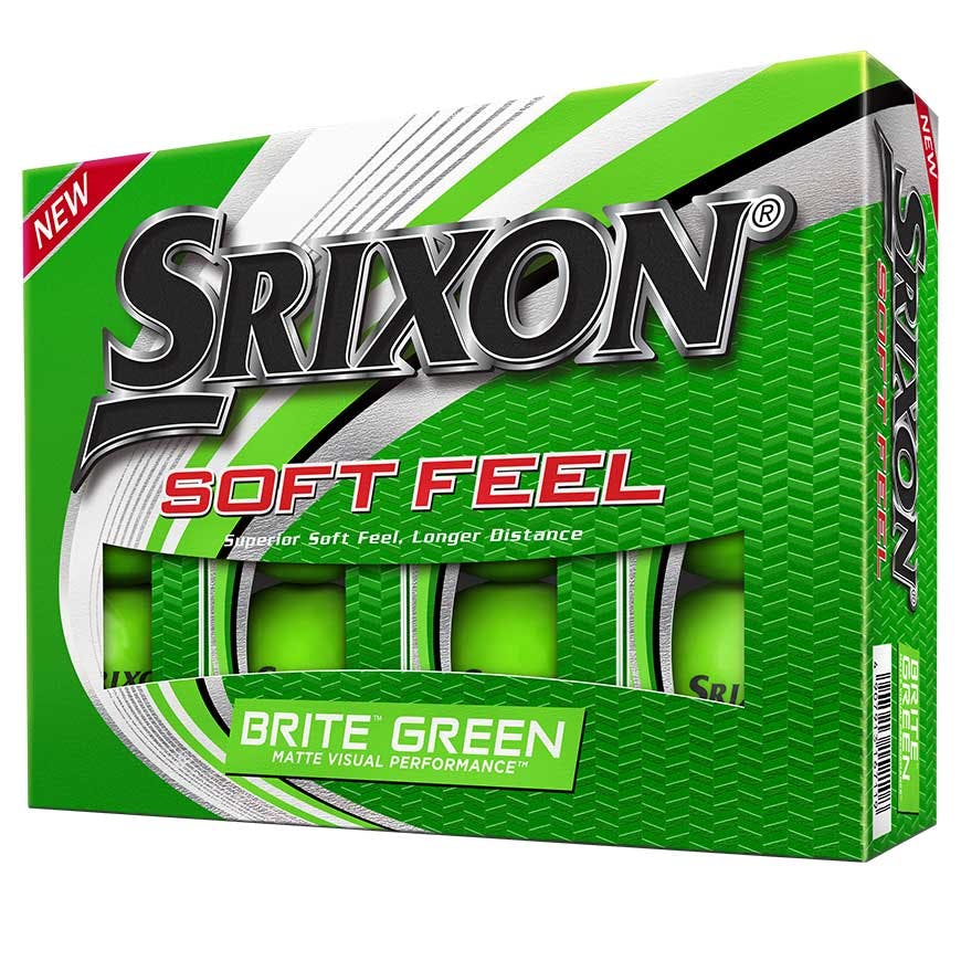 Srixon Soft Feel 12 Brite Matte Green Golf Balls