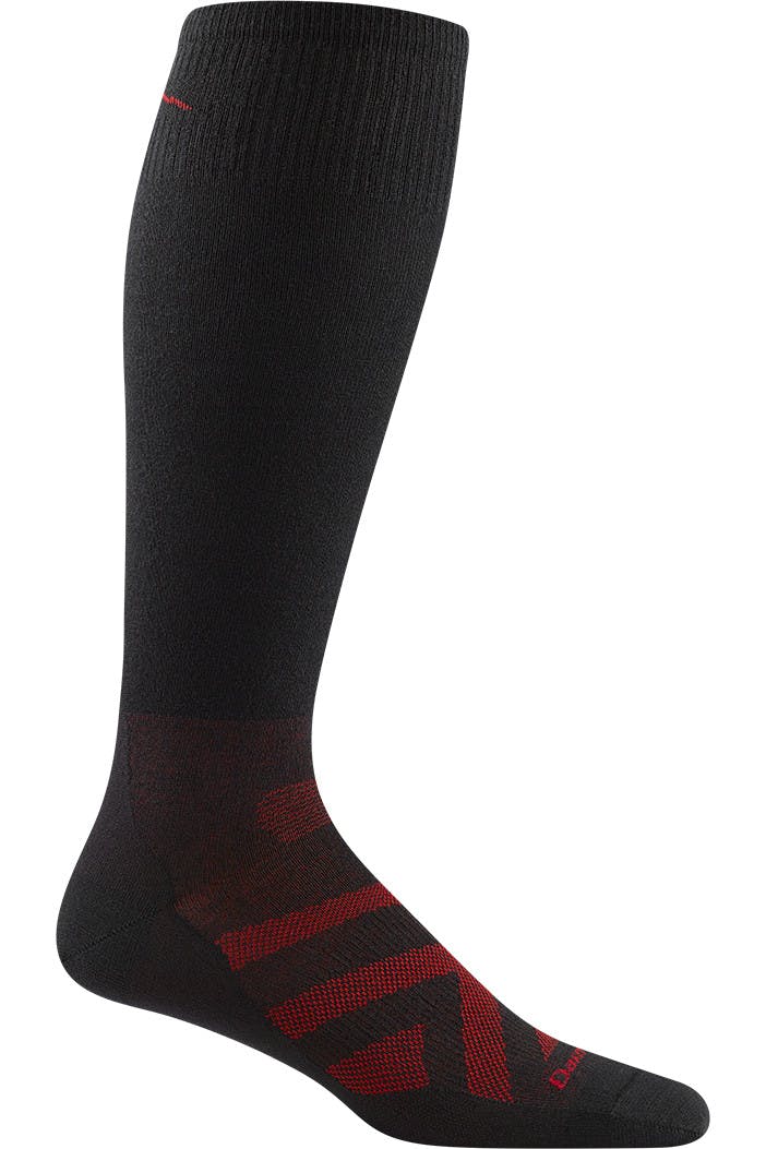 Darn Tough Men's Rfl Thermolite OTC Ultra-Lightweight Black Socks