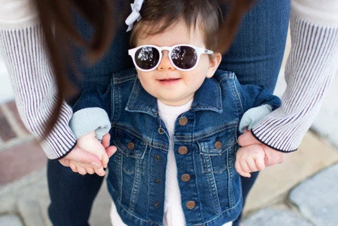 Babiators Keyhole Sunglasses Wicked White