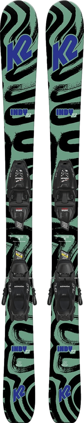 K2 Indy Skis + Marker FDT 4.5 Bindings · Kids' · 2023