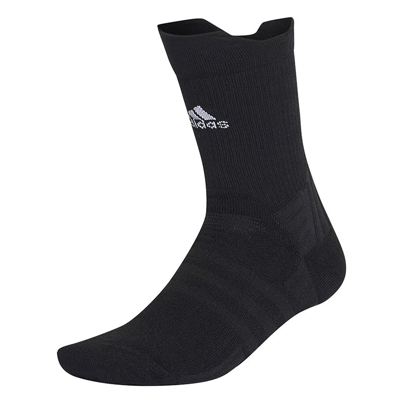 adidas Tennis Cushioned Crew Socks (M) (Black)