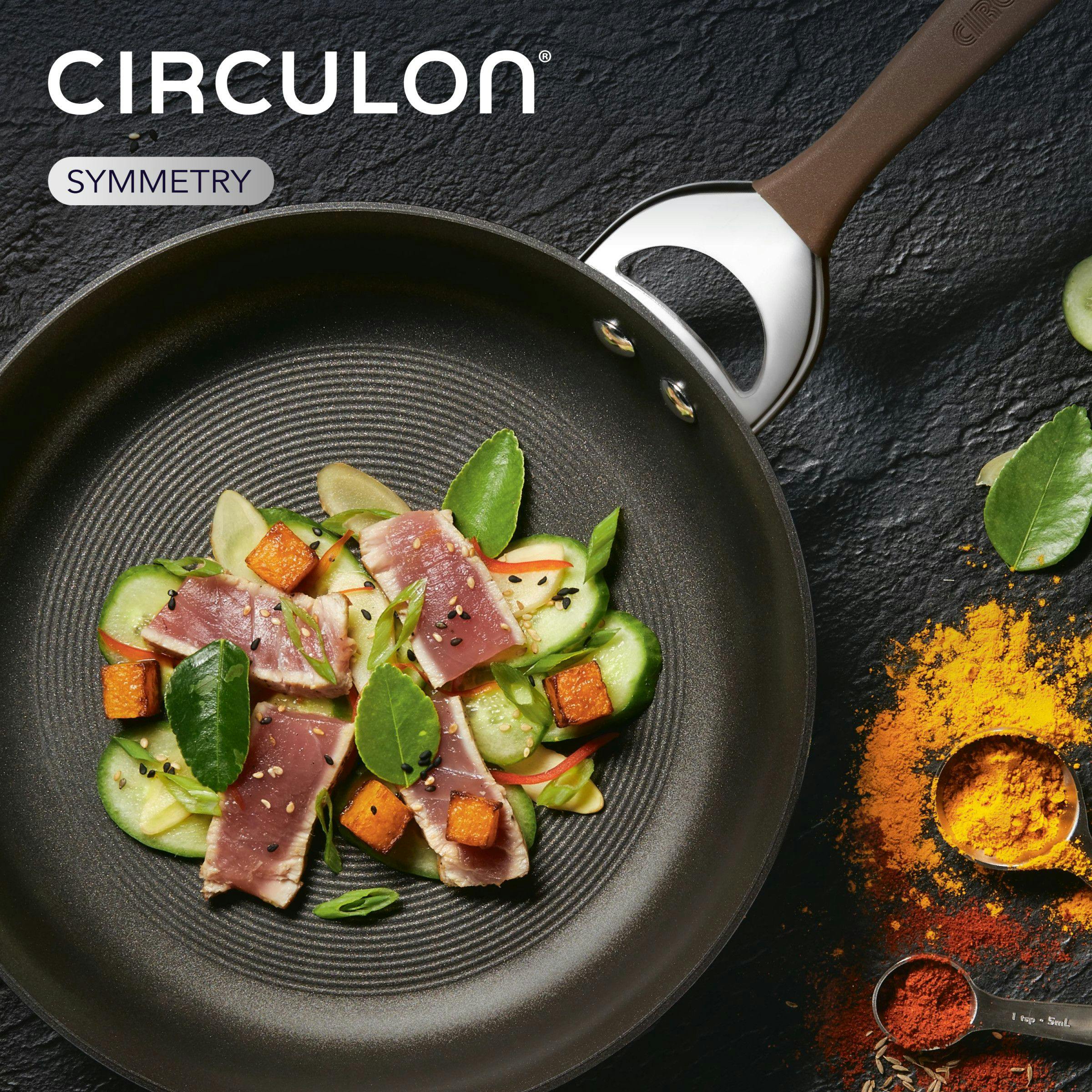 Circulon Symmetry Hard Anodized Nonstick Cookware Induction Pots