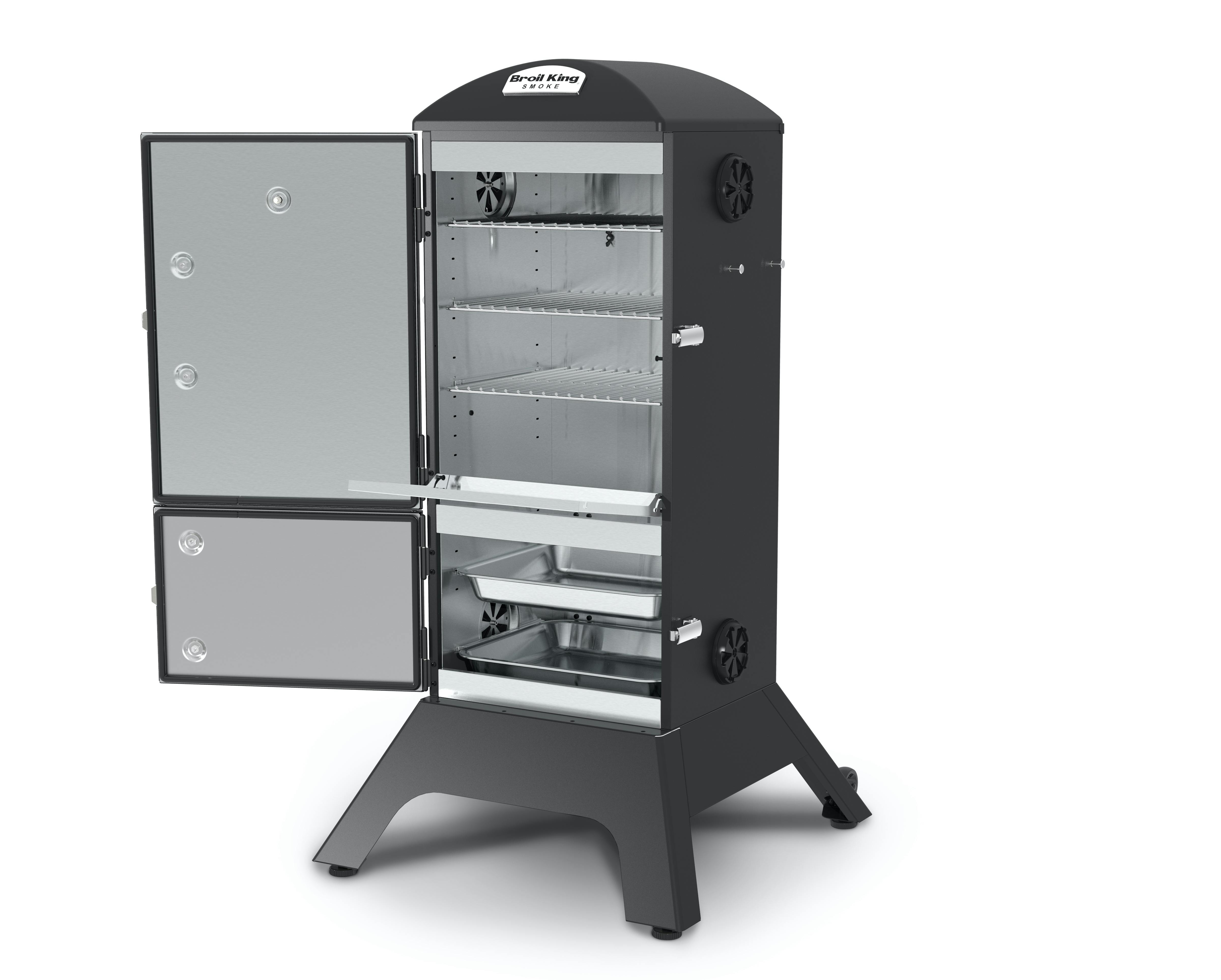 Product image of the Broil King Vertical Charcoal Smoker. 